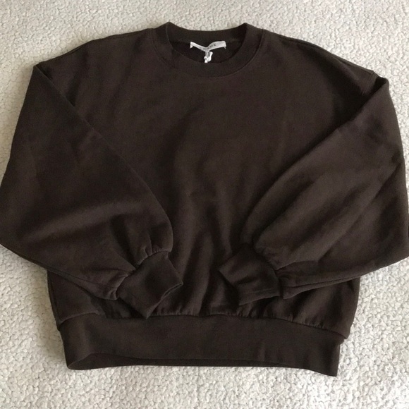 Frame balloon sleeve sweatshirt S New - Picture 7 of 16